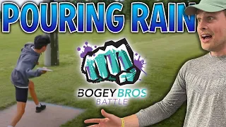 Disc Golf in the Rain Makes Us Go Insane | Bogey Bros Battle
