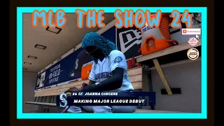 MLB The Show 24: The First Woman In The Major Leagues At 6'10 280lbs #mlbtheshow24 #gamepass