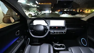 Hyundai IONIQ 5 2022 Night Test Drive POV