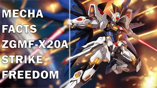 Mecha Facts Episode 20: ZGMF-X20A Strike Freedom Gundam