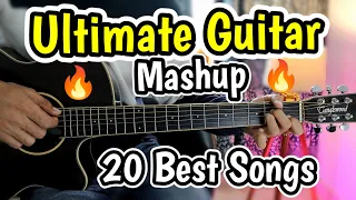 🔥 Ultimate GUITAR Mashup 🔥 - 20 Best Songs - 4 Easy Chords - Perform Anywhere Beginners Mashup