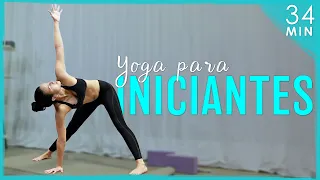 Yoga para Iniciantes: FORTALECENDO e ALONGANDO o CORPO TODO | Fernanda Yoga