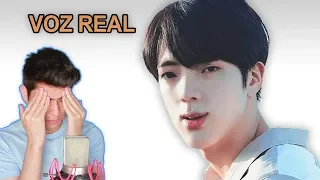 Escuchando la VOZ REAL de JIN BTS sin Autotune | Vargott