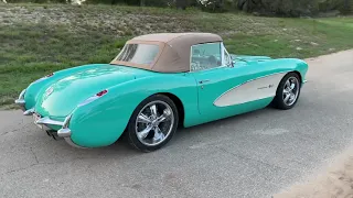 1957 Corvette RestoMod walk around 105783