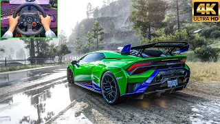 Lamborghini Huracán STO | Forza Horizon 5 | Logitech G29 Gameplay | 4K