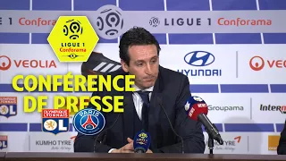 Conférence de presse Olympique Lyonnais - Paris Saint-Germain (2-1) / 2017-18