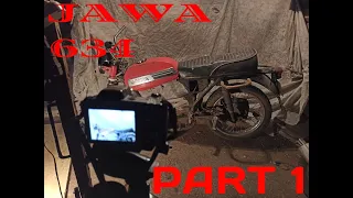 JAWA(ява) 634  ВОССТАНОВЛЕНИЕ С НУЛЯ - НАЧАЛО