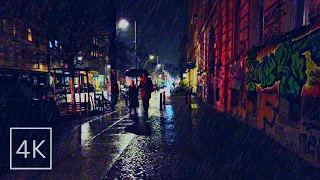 I could walk ALL NIGHT like this ☔ BERLIN Rain Walk at Night 🇩🇪