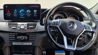 Mercedes E-Class W212 12.3" Android 11 Stereo Upgrade Apple CarPlay Phone Mirroring & Reverse Camera