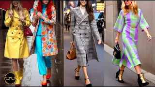 The Glamour of Italian Fashion - Rainy days outfits from  Milan - Street Style of all Ages #fashion