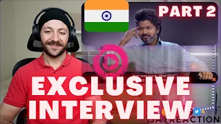 🇨🇦 CANADA REACTS TO Part 2 VIJAYudan Nerukku Ner - Exclusive Interview | Thalapathy Vijay REACTION