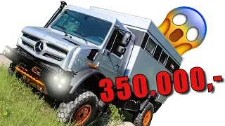 350.000 € WOHNMOBIL? UNIMOG OFFROAD CAMPER für AUTO FÜHRERSCHEIN!