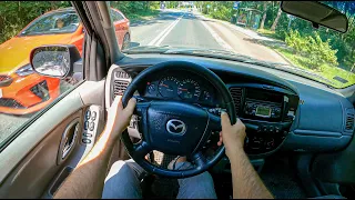 2003 Mazda Tribute [3.0 V6 197 HP] |0-100 | POV Test Drive #892 Joe Black