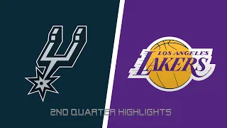 Los Angeles Lakers vs. San Antonio Spurs 2nd Quarter Highlights March 7th | NBA Season 2021-22