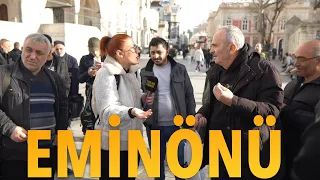 EMİNÖNÜ | Uzaya Gittik Ne Düşünüyorsunuz? | Sokak Röportajları