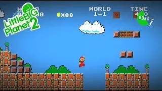 LittleBigPlanet 2 - Super Mario Bros Custom Level 1-2