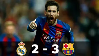 Real Madrid vs Barcelona 2-3  ● Goals & Highlights 2016/2017 ● Spanish Commentary