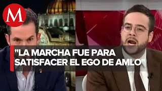 La marcha de los 4 años en la presidencia de AMLO: Paul Ospital y Abraham Mendieta