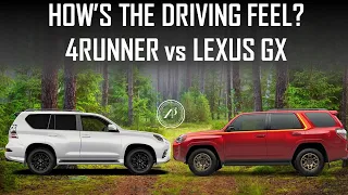 HOW IS THE DRIVING FEEL OF TOYOTA 4RUNNER COMPARED TO LEXUS GX? SAME PLATFORM, VERY DIFFERENT FEEL!