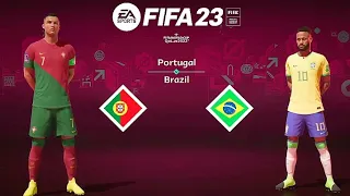 FIFA 23 | Portugal v Brazil | FIFA World Cup Final 2022 | Full Match at the Lusail Stadium | Final