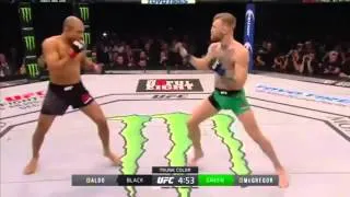 Conor McGregor vs Jose Aldo Luta finalizada em 10 segundos