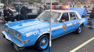 Retro 1980's NYPD Plymouth Grand Fury at New Jersey State Police Car Show