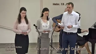 Es steht ein Kreuz auf Golgatha