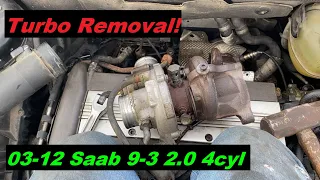 How to Change Turbo Saab 9-3 2.0T 03-12 2003 2004 2005 2006 2007 2008 2009 2010 2011 2012