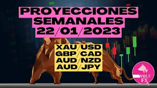 Análisis y Proyección de Mercado Forex 22/01/2023 | XAUUSD | GBPCAD | AUDNZD | AUDJPY | Técnico