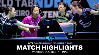 Shin Yubin/Jeon Jihee vs Choi Hyojoo/Kim Nayeong | WD Final | WTT Contender Rio de Janeiro 2023