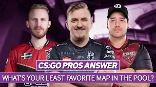 CS:GO Pros Answer: What's Your Least Favorite Map?