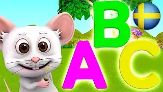 ABC Sången | Svenska Barnsånger | Busigt Lärande | Barnmusik | Förskola Låtar | 3D Rim