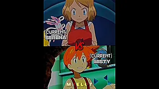 Serena vs Misty || Who is Strong💪[without Ash] wait for end😱 #shorts #pokemon
