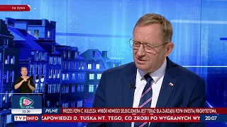 "Gość Wiadomości". Minister Rolnictwa i Rozwoju Wsi Robert Telus.