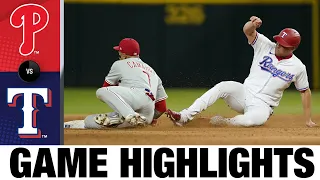 Phillies vs. Rangers Game Highlights (6/21/22) | MLB Highlights