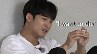 Watch Mingyu suffer for almost 9 minutes straight