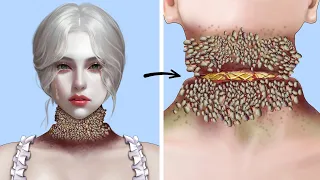 ASMR Removal Dog Ticks & Maggot Infected Neck | Severely Injured Animation