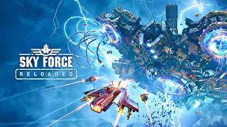 sky force reloaded gameplay PART 5, stage 9 & 10 Easy levels