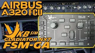 VKB Sim FSM-GA Functionality On Airbus A320 FCU - MSFS 2020. (Indonesian With English Subtitles)