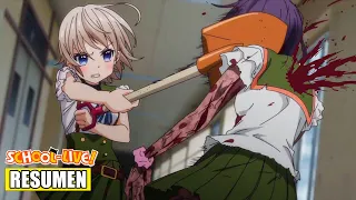 🔶QUEDAN ATRAPADAS EN SU ESCUELA EN UN APOCALIPSIS ZOMBIES! | Gakkou Gurashi RESUMEN