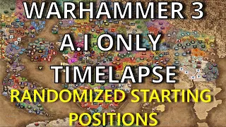 Warhammer 3 A.I only Timelapse but starting positions are randomized