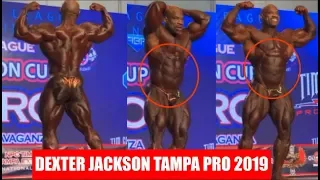 DEXTER JACKSON POSING TAMPA PRO 2019