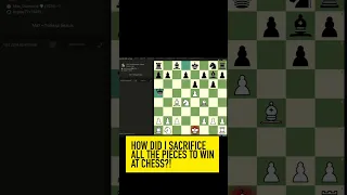 Как я пожертвовал все фигуры, чтобы поставить МАТ в шахматах #shorts #chess #шахматы #мат #chessgame