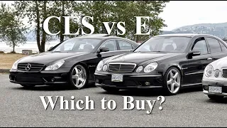 CLS55 vs E55 AMG | Which to Buy? w219 vs w211 (4K)