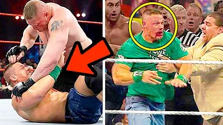 10 Times WWE Matches Turned Into Real Brawls!
