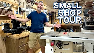 12-minute shop tour.  Check out my tiny workshop!