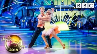 Saffron and AJ Samba to Walking on Sunshine - Week 10 | BBC Strictly 2019