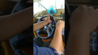 DIY Steering Gear Box for BAJAJ RE / road testing