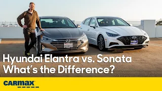 Hyundai Elantra vs. Sonata: What's the Difference? | Prices, Exterior, Interior, Driving & More