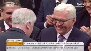 Ergebnis des Wahlgangs zum 12. Bundespräsidenten: Rede von Frank-Walter Steinmeier am 12.02.2017